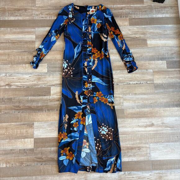 FARM Rio Pietra Midi Kimono Dress Size XXS - Picture 2 of 9